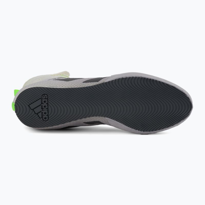 adidas Box Hog 3 scarpe da boxe grigio FV6584 4