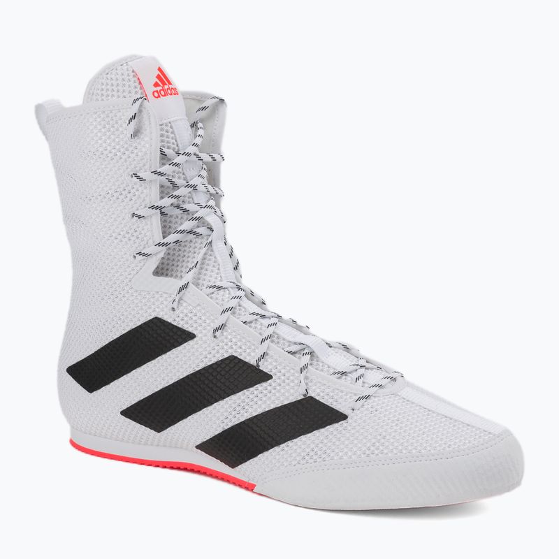 Scarpe da boxe adidas Box Hog 3 bianco e nero GV9975
