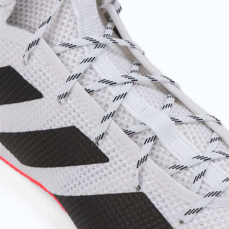 Scarpe da boxe adidas Box Hog 3 bianco e nero GV9975 7