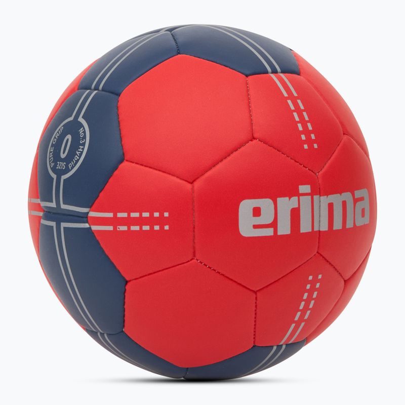 ERIMA Pure Grip Handball No. 3 Hybrid rosso/nuova marina taglia 0 2
