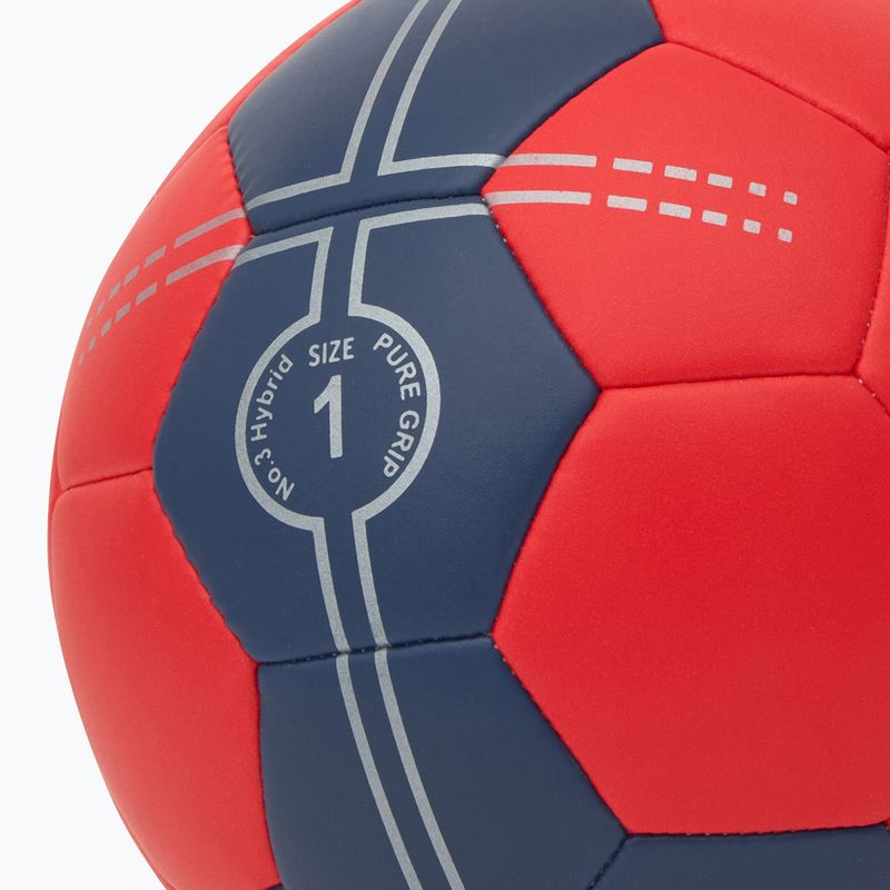 ERIMA Pure Grip Handball No. 3 Hybrid rosso/nuova marina taglia 1 3