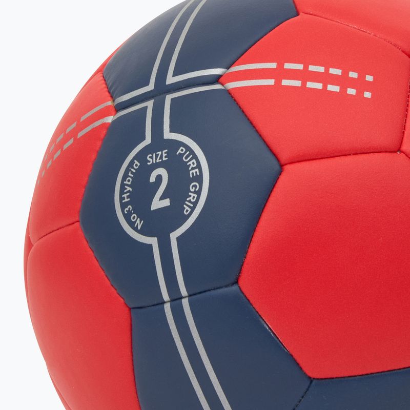 ERIMA Pure Grip Handball No. 3 Hybrid rosso/nuova marina taglia 2 3