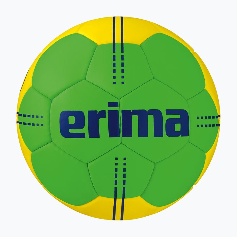 ERIMA Pure Grip Pallamano n. 4 verde/giallo misura 1