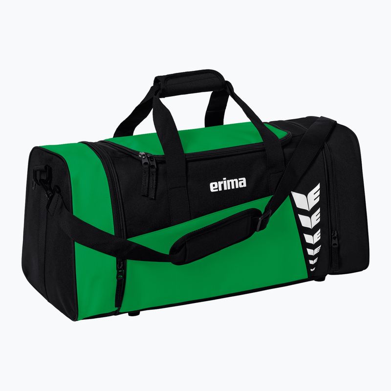 Borsa sportiva ERIMA Six Wings Sports Bag 49,5 l emerald/black