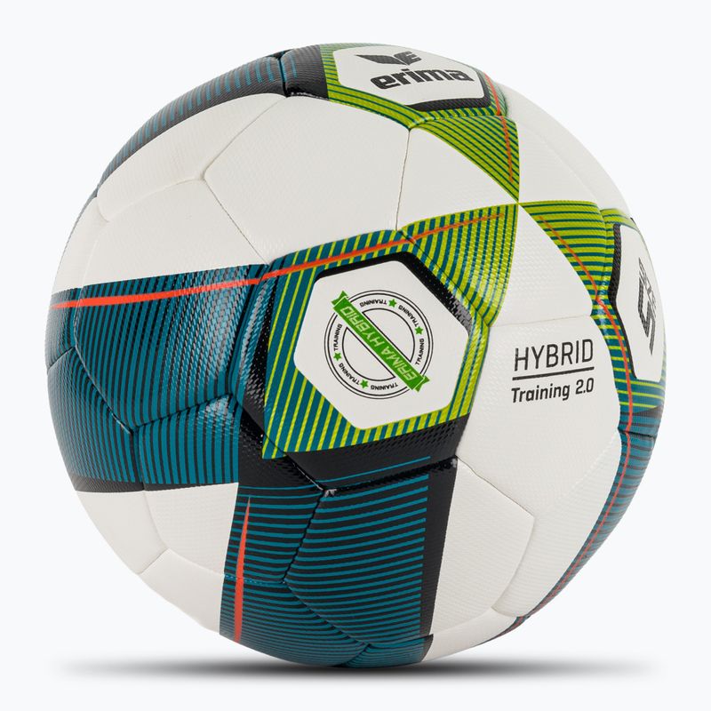 ERIMA Hybrid Training 2.0 calcio mykonos blu / lime dimensioni 5 2