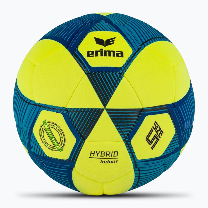ERIMA Hybrid Indoor giallo/nuovo blu reale taglia 5 calcio