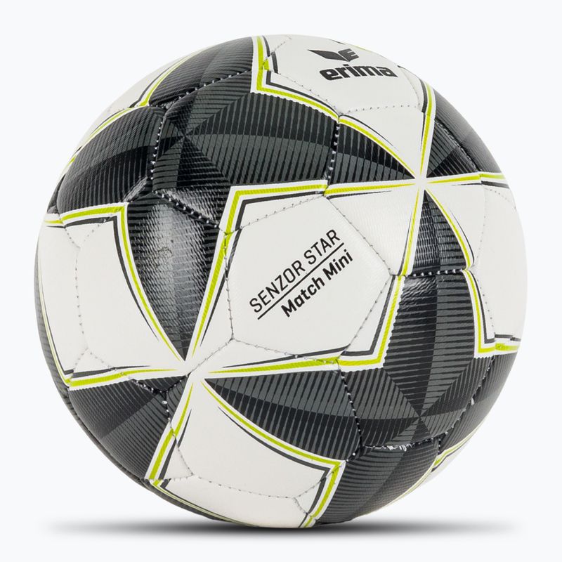 ERIMA Senzor Star Match Mini calcio nero/grigio taglia 0 2