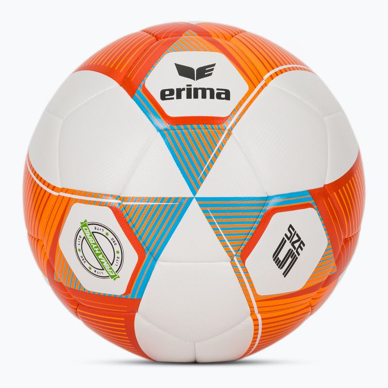 Pallone da calcio per bambini Erima Hybrid Lite 350 size 5 neon orange/curacao