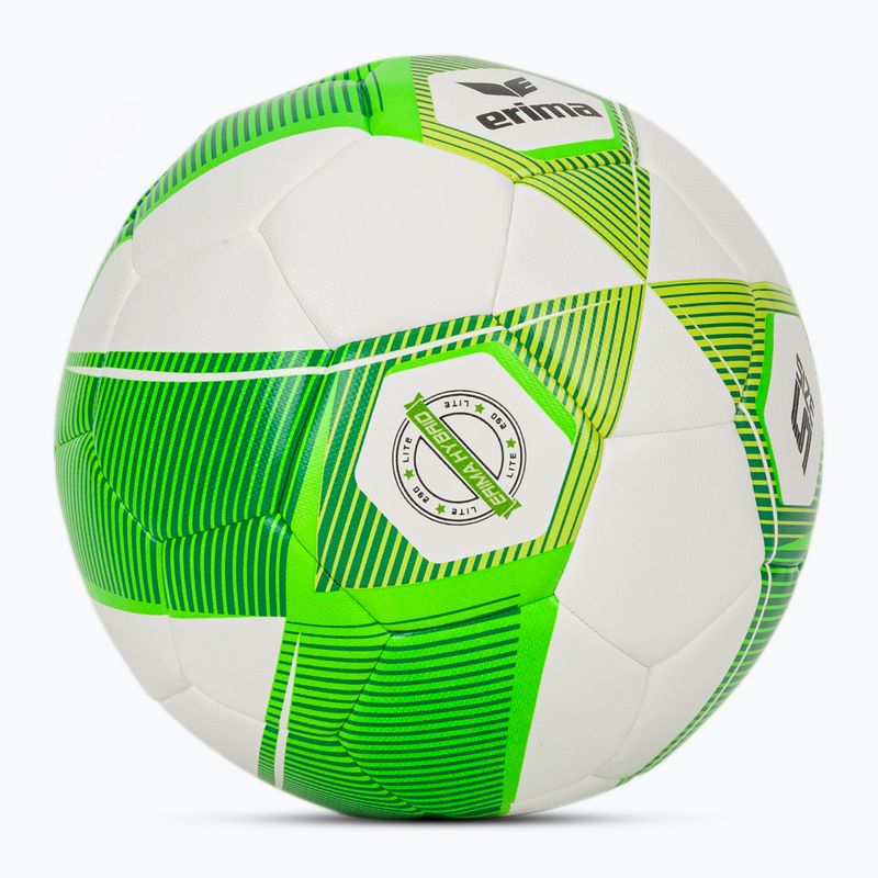 Pallone da calcio per bambini Erima Hybrid Lite 290 size 5 green gecko/lime 2