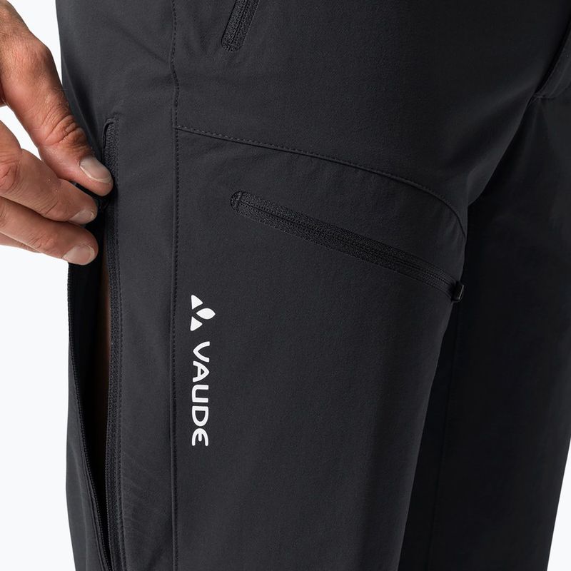 Pantaloni softshell da uomo VAUDE Badile II nero uni 4