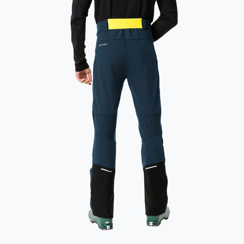 Pantaloni softshell da uomo VAUDE Larice IV dark sea uni 2