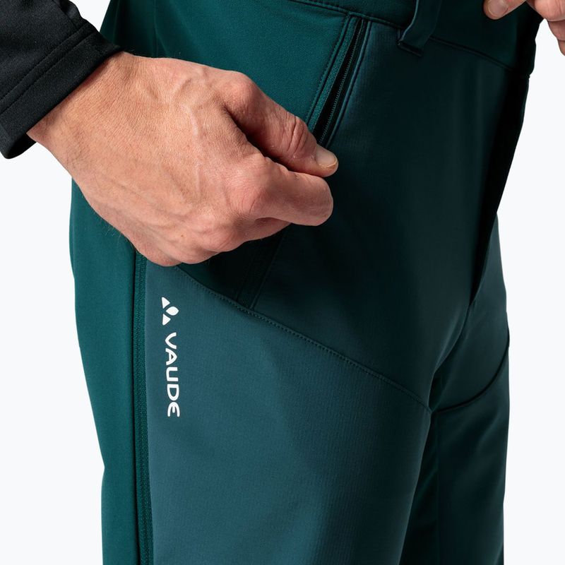 Pantaloni softshell da uomo VAUDE Larice IV verde germano 3