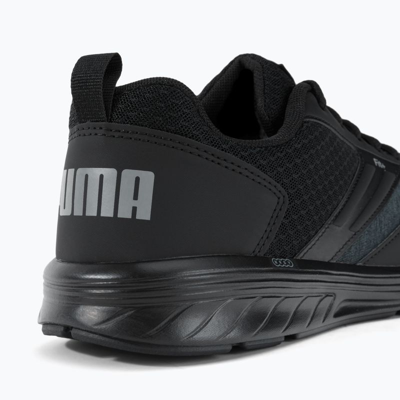PUMA Nrgy Comet scarpe da corsa puma nero/ultra grigio/ombra scura 9