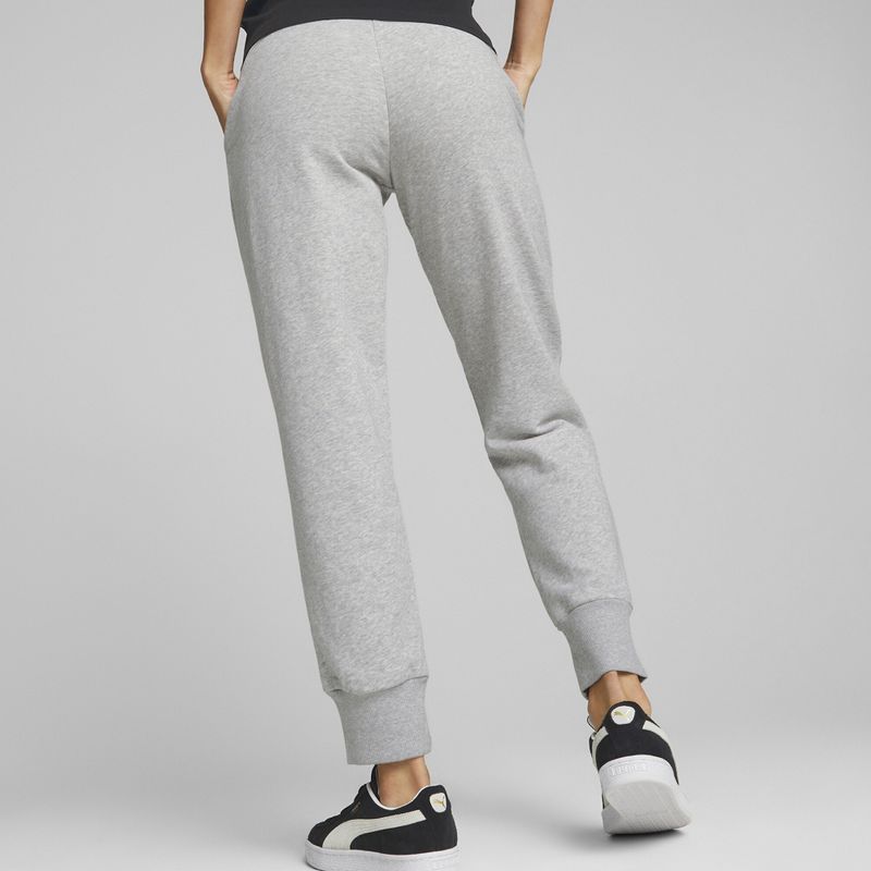 Donna PUMA ESS Sweatpants TR Cl grigio chiaro heather 5