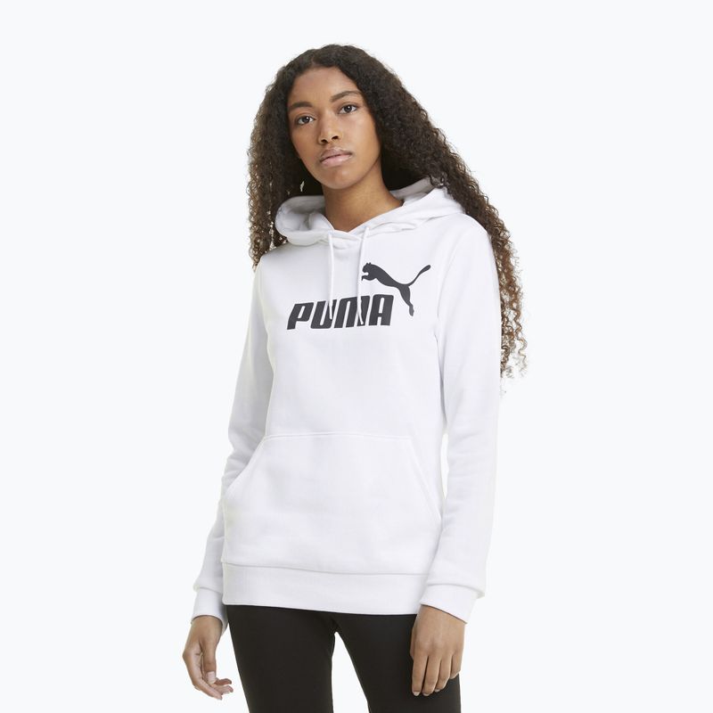 Felpa con cappuccio PUMA Essentials Logo TR Donna puma white