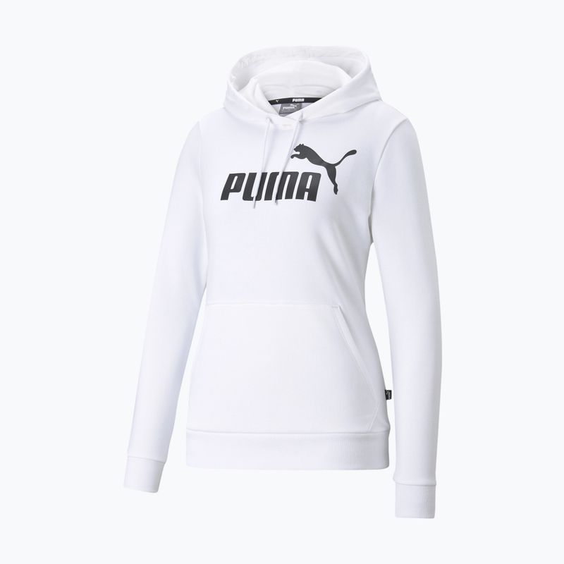 Felpa con cappuccio PUMA Essentials Logo TR Donna puma white 4