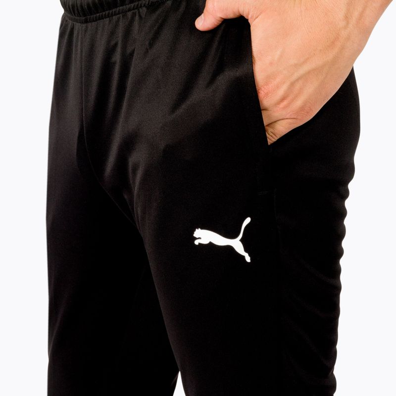 Pantaloni da calcio PUMA Teamliga Training uomo puma nero/puma bianco 5