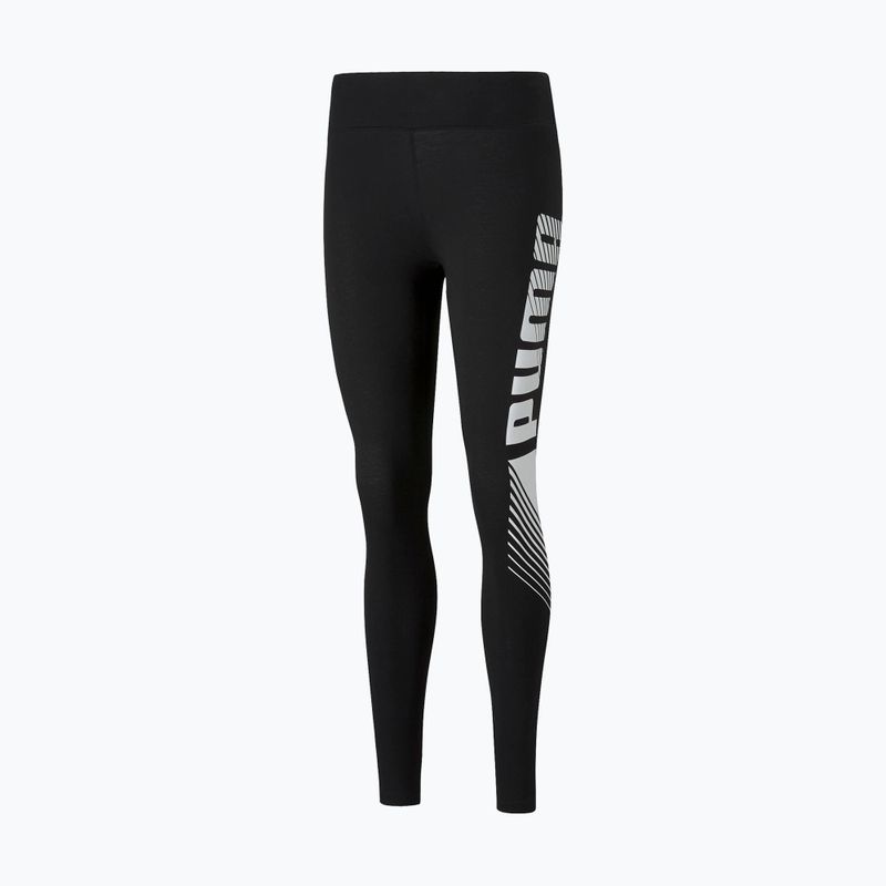 Leggings da allenamento da donna PUMA ESS Graphic puma nero 5