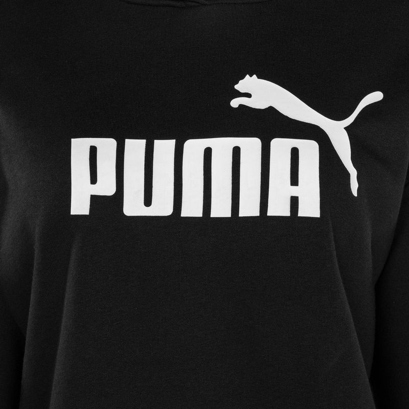 Felpa con cappuccio PUMA ESS Cropped Logo TR puma nero Donna 4