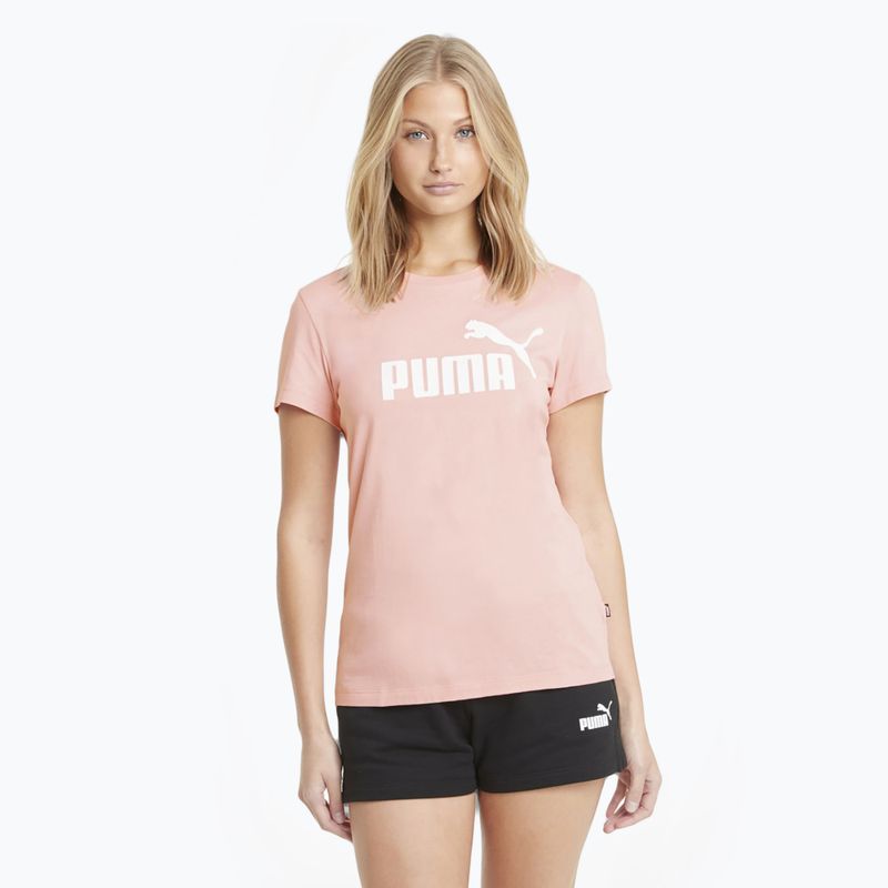 T-shirt donna PUMA ESS Logo rosa sposa