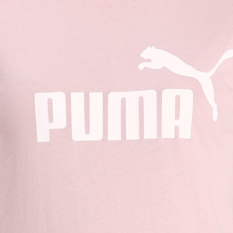 T-shirt donna PUMA ESS Logo rosa sposa 6