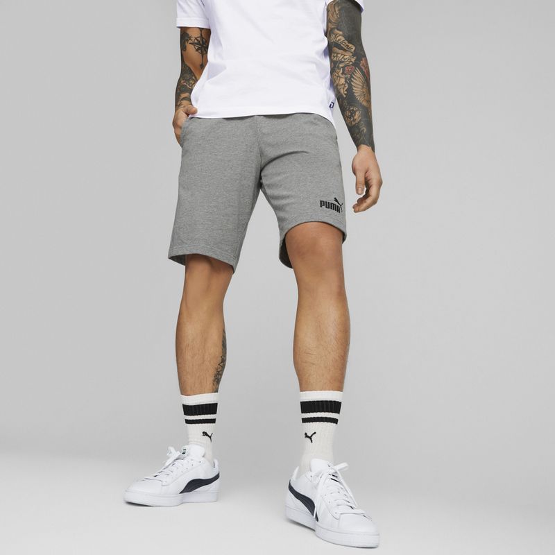 Pantaloncini da uomo PUMA Ess Jersey grigio erica medio 3