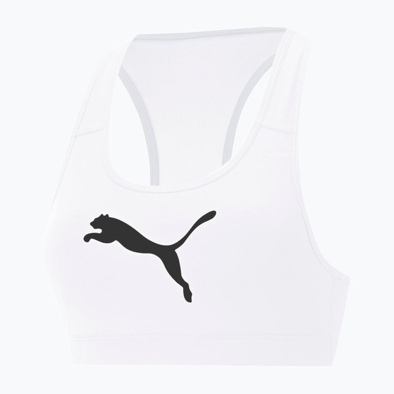 PUMA Mid Impact 4Keeps Graphic PM puma bianco/puma nero gatto reggiseno fitness 6