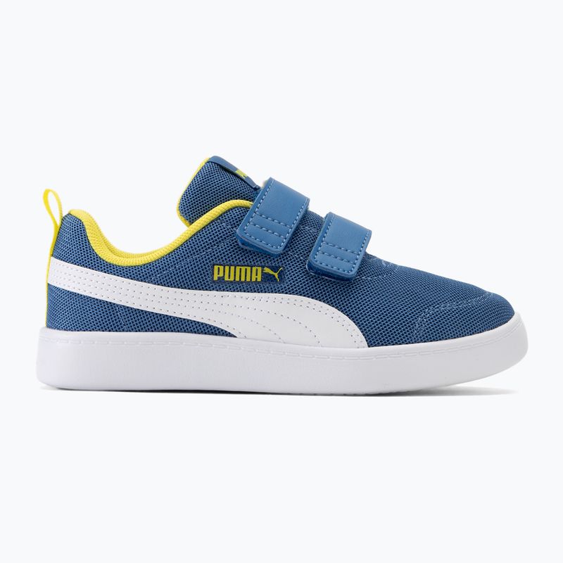 PUMA Courtflex v2 Mesh V PS scarpe da bambino star sapphire/puma white 2