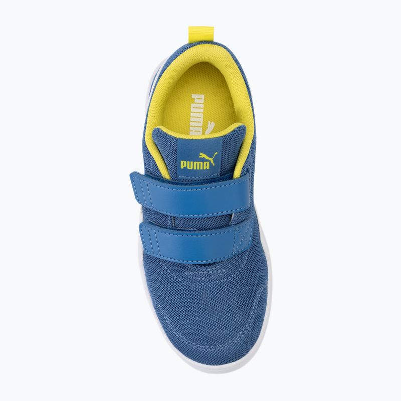PUMA Courtflex v2 Mesh V PS scarpe da bambino star sapphire/puma white 5