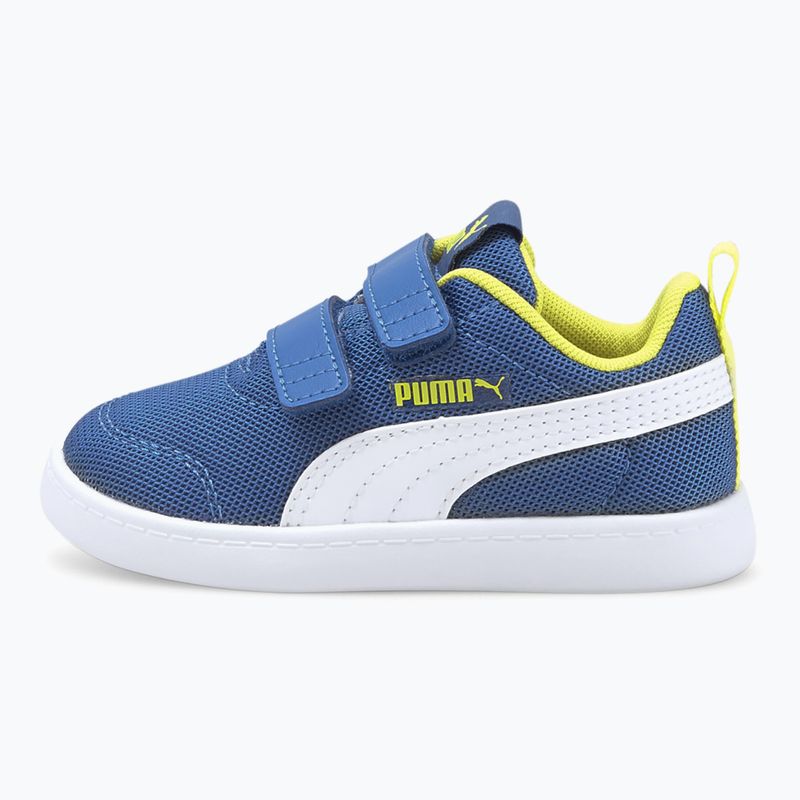 PUMA Courtflex v2 Mesh V Inf star shappire/puma bianco scarpe da bambino 9