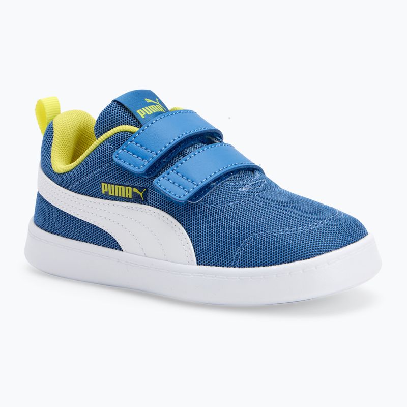 PUMA Courtflex v2 Mesh V Inf star shappire/puma bianco scarpe da bambino