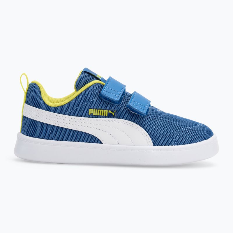 PUMA Courtflex v2 Mesh V Inf star shappire/puma bianco scarpe da bambino 2