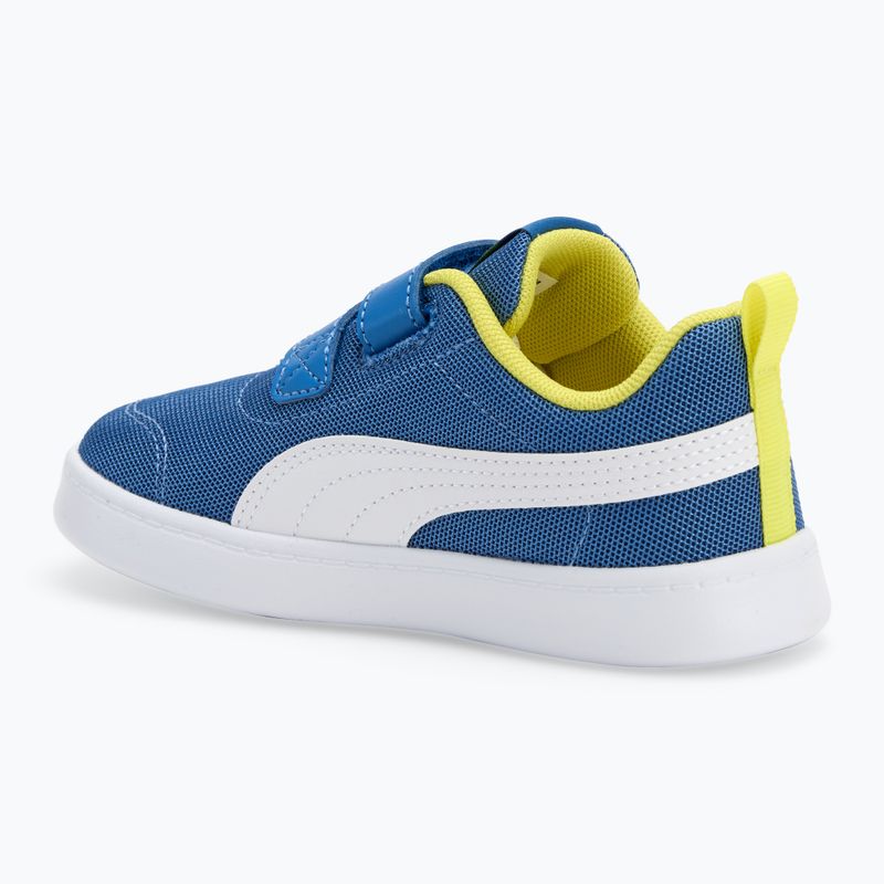 PUMA Courtflex v2 Mesh V Inf star shappire/puma bianco scarpe da bambino 3