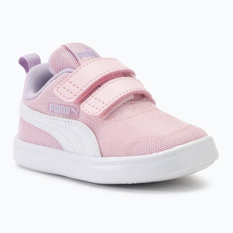 PUMA Courtflex v2 Mesh V Inf rosa donna/puma bianco scarpe da bambino