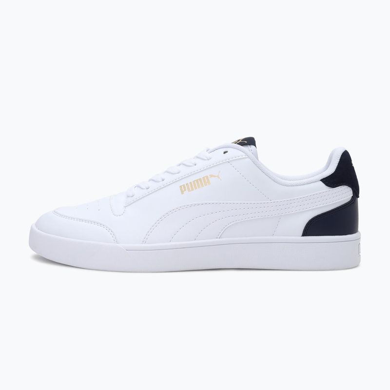 Scarpe PUMA Shuffle puma bianco/puma bianco/peacoat/puma oro di squadra 2