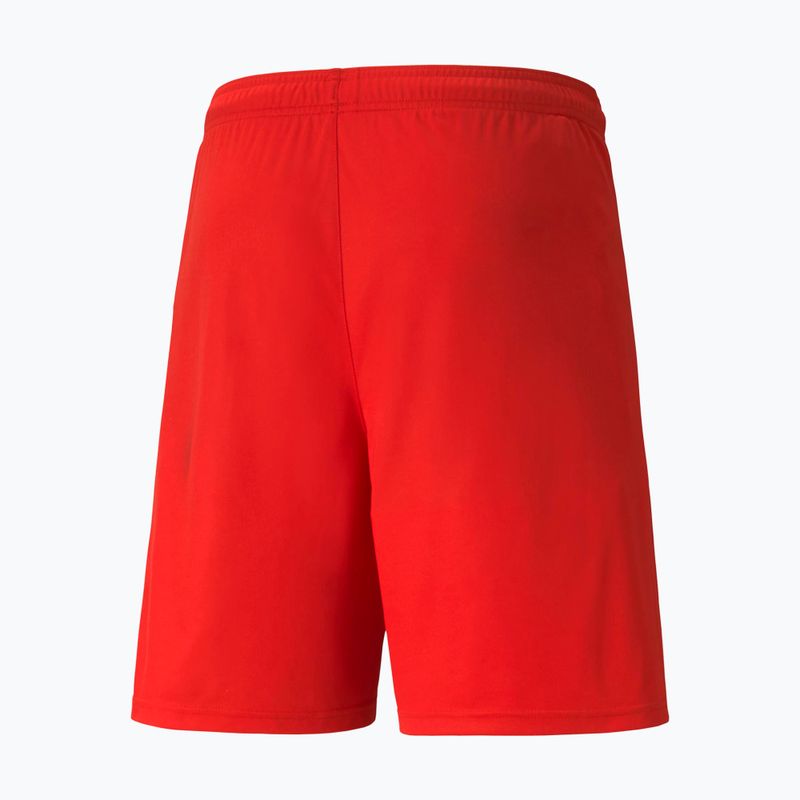 Pantaloncini da calcio PUMA Teamliga rosso/puma bianco da uomo 2