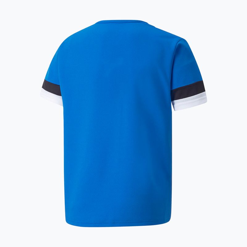 Maglia da calcio da bambino PUMA Teamrise blu elettrico/puma nero/puma bianco 5