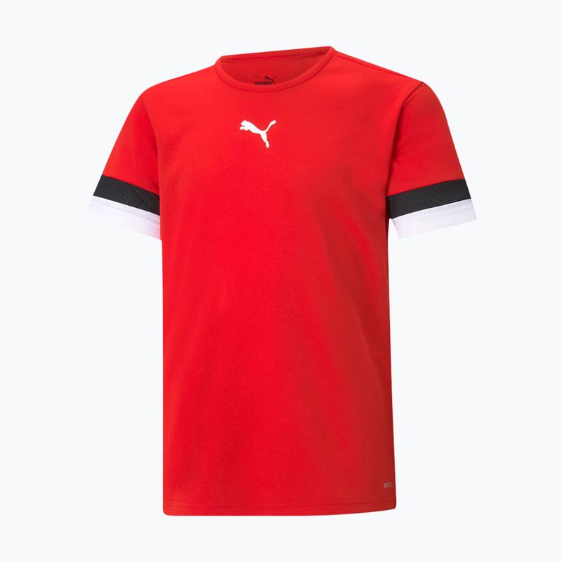 Maglia da calcio PUMA Teamrise da bambino puma rosso/puma nero/puma bianco 5