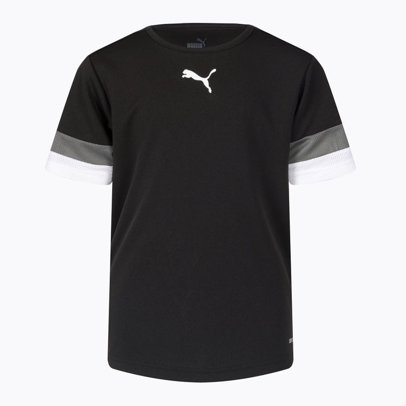 PUMA Teamrise maglia da calcio per bambini puma nero/perla fumé/puma bianco