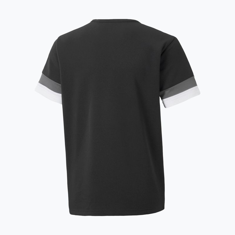 PUMA Teamrise maglia da calcio per bambini puma nero/perla fumé/puma bianco 6