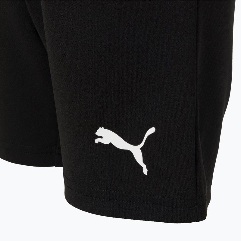 Pantaloncini da calcio PUMA Teamrise da bambino puma nero/puma bianco 3