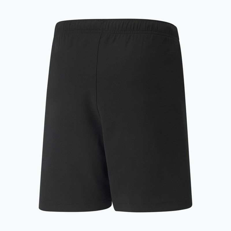 Pantaloncini da calcio PUMA Teamrise da bambino puma nero/puma bianco 6