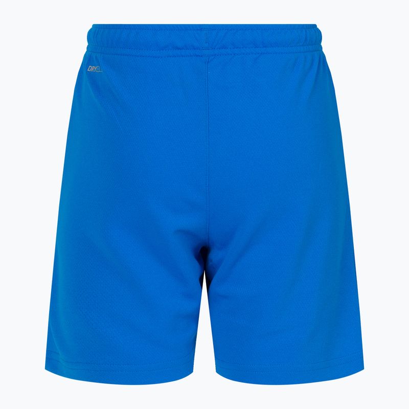 Pantaloncini da calcio da bambino PUMA Teamrise blu elettrico/lemonade/puma bianco 2