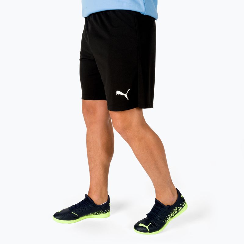 Pantaloncini da calcio PUMA Teamrise da uomo puma nero/puma bianco 4