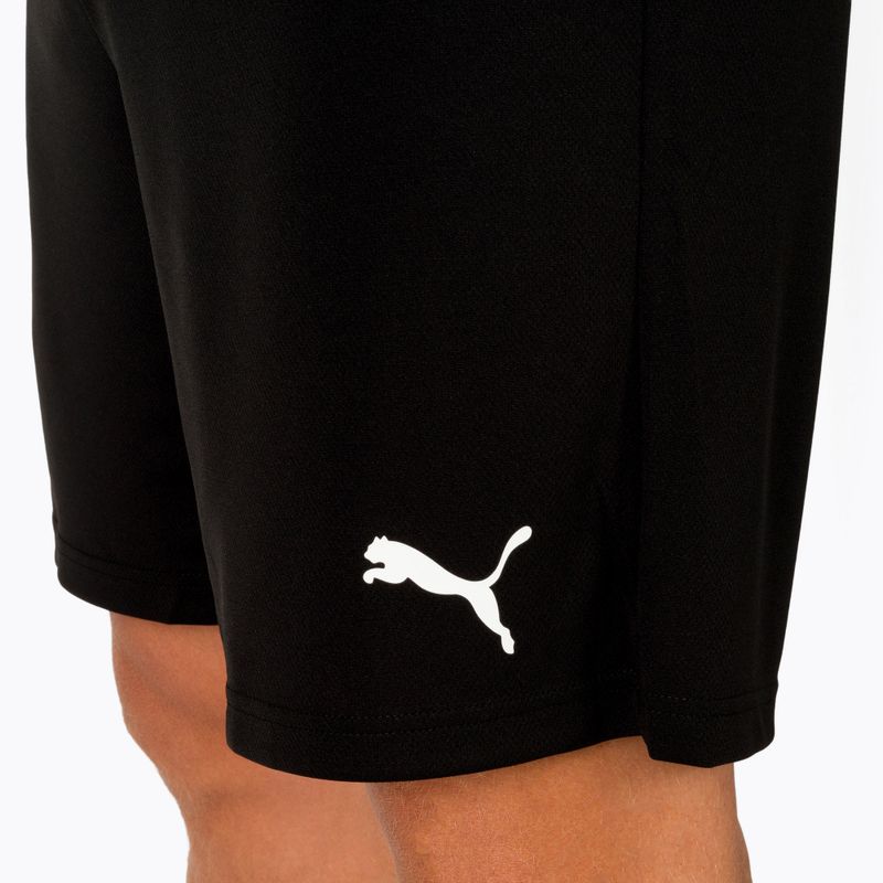 Pantaloncini da calcio PUMA Teamrise da uomo puma nero/puma bianco 5