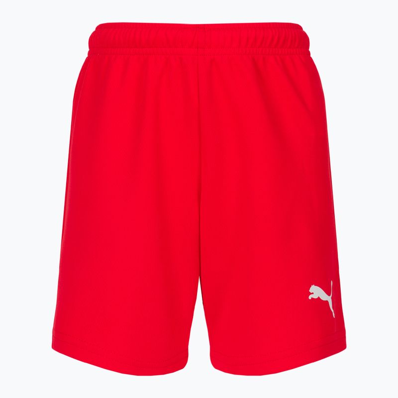 Pantaloncini da calcio PUMA Teamrise da bambino puma rosso/puma bianco