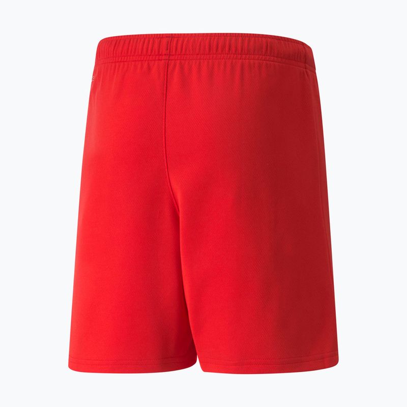 Pantaloncini da calcio PUMA Teamrise da bambino puma rosso/puma bianco 6