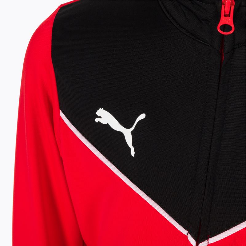 PUMA Individualrise Tracksuit rosso/puma nero tuta da ginnastica per bambini 7