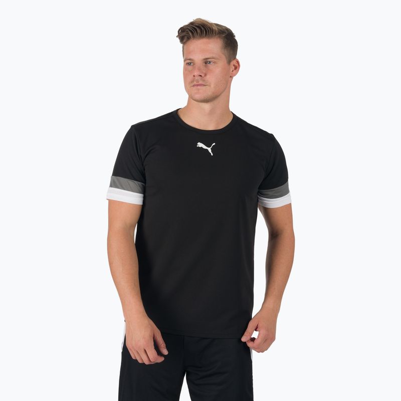 PUMA Teamrise maglia da calcio da uomo puma nero/perla fumé/puma bianco