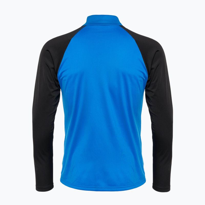 Felpa da calcio da uomo PUMA Teamliga 1/4 Zip Top blu elettrico limonato/puma nero 2
